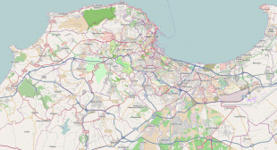 Географическая карта-Алжир (город)-Location_map_Algiers.png