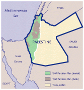 Kaart (cartografie)-Palestina (regio)-PalestineMap.jpg