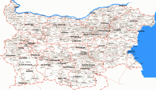 Carte géographique-Bulgarie-Bulgaria-Road-Map.gif