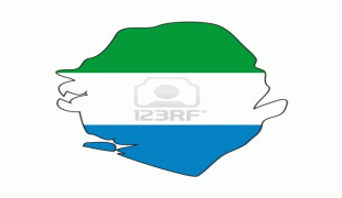Zemljovid-Sijera Leone-10648663-map-flag-sierra-leone.jpg