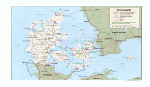 Kaart (kartograafia)-Taani-administrative_map_of_denmark.jpg