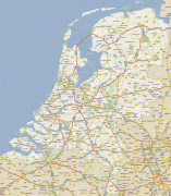 Kaart (kartograafia)-Holland-netherlands.jpg