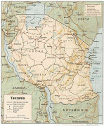 Karte (Kartografie)-Tansania-tanzania-map-large.jpg