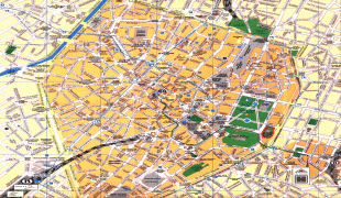 Географическая карта-Брюссельский столичный регион-City-center-of-Brussels.jpg