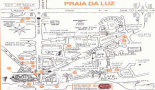 Karte (Kartografie)-Praia-Praia_da_Luz.jpg