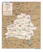 Kaart (cartografie)-Wit-Rusland-belarus-map-1.jpg