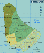 Carte géographique-Barbade-Barbados_region_map.png
