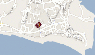 Kaart (kartograafia)-Praia-praia_da_rocha_map.gif
