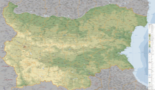 Kaart (kartograafia)-Bulgaaria-Bulgaria-Encarta.gif