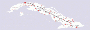 Kaart (kartograafia)-Kuuba-Ferrocarriles_de_cuba_map.gif