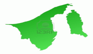 Ģeogrāfiskā karte-Bruneja-2158070-green-gradient-brunei-map-detailed-mercator-projection.jpg