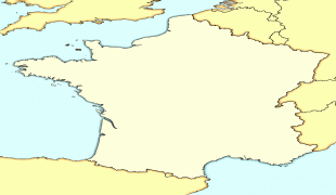 Kaart (cartografie)-Frankrijk-France_map_modern.png