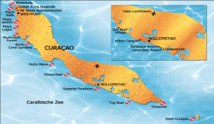 Karte (Kartografie)-Curaçao-Map_Curacao_2010.jpg