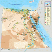Географическая карта-Объединённая Арабская Республика-large_detailed_travel_map_of_egypt.jpg
