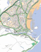 Географическая карта-Дуглас (остров Мэн)-douglas-map-east.jpg