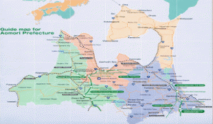 Kaart (cartografie)-Aomori (prefectuur)-Aomori-ken%2BMap-01.jpg