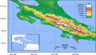 Zemljevid-Kostarika-Costa_Rica_Topography.png