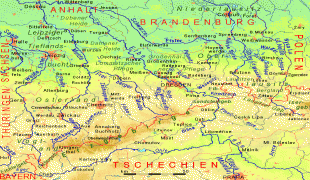 Bản đồ-Cộng hòa Séc-Sachsen2.gif