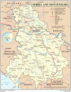 Kaart (kartograafia)-Montenegro-Serbia_and_Montenegro_UN_map.png