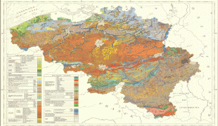 Kaart (kartograafia)-Belgia-Soil-map-of-Belgium.jpg
