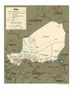 Kaart (cartografie)-Niger (land)-niger_2000_pol.jpg