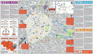 Kaart (cartografie)-Brussels Hoofdstedelijk Gewest-brussels-tourist-map.gif