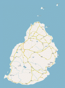 Kaart (cartografie)-Mauritius (land)-Mauritius-Island-Map.jpg