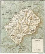 Географічна карта-Лесото-Lesotho-Map.gif