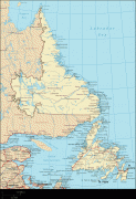 Kartta-Newfoundland ja Labrador-Newfoundland-and-Labrador-Map.gif