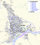 Karte (Kartografie)-Bangui-Map_-_Arrondissements_and_Quartiers_in_the_agglomeration_of_Bangui.png