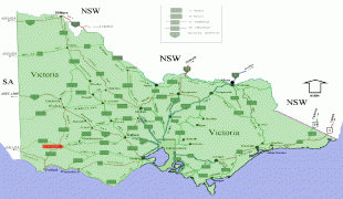 Kaart (cartografie)-Hamilton (Bermuda)-Hamilton_location_map_in_Victoria.PNG