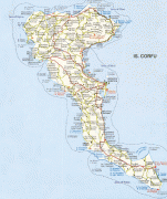 Karte (Kartografie)-Korfu (Stadt)-Corfu-Guide-Map.jpg