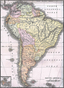 Kaart (kartograafia)-Lõuna-Ameerika manner-South-America-historical-map-1892.jpg