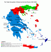Karte (Kartografie)-Ionische Inseln (griechische Region)-AEG-Ionian-Islands-Ital-Occ-ww2-Map.png