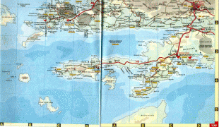 Kaart (kartograafia)-Lõuna-Egeus-map-of-aegean-jelly-fish-infestation-region.jpg