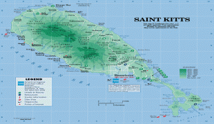 Карта (мапа)-Сент Китс и Невис-StKitts02.gif