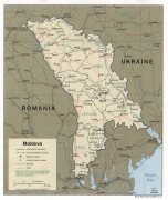 Karte (Kartografie)-Chișinău-MoldovaMap3.jpg