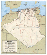Kaart (cartografie)-Algiers-Algeria.jpg