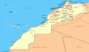 Mappa-Sahara Occidentale-detailed_road_map_of_western_sahara_and_morocco.jpg