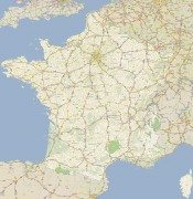 Kaart (cartografie)-Frankrijk-france.jpg
