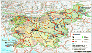 Kaart (kartograafia)-Sloveenia-Map_of_Slovenia_EN.jpg