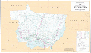 Bản đồ-Mato Grosso do Sul-Mato_Grosso_State_Road_Map_Brazil_2.jpg