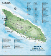 Kaart (kartograafia)-Aruba-ArubaHot.jpg