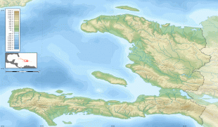 Карта (мапа)-Хаити-Haiti_blank_map_with_topography.png