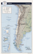 Kaart (cartografie)-Chili-Mapa_Fisico_Chile_2009.jpg