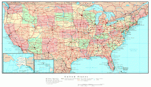 Mapa-Stany Zjednoczone-USA-352244.jpg