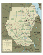 Карта (мапа)-Судан-sudan_pol00.jpg