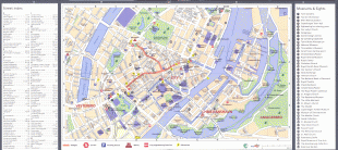 Karte (Kartografie)-Kopenhagen-Copenhagen-downtown-with-index-Map.jpg