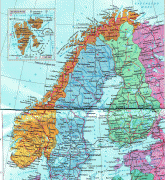 Kaart (cartografie)-Noorwegen-norway_map.jpg