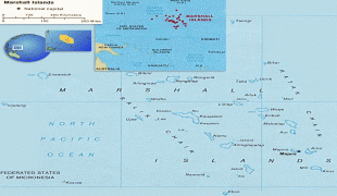 Kaart (kartograafia)-Marshalli Saared-detailed_political_map_of_marshall_islands.jpg